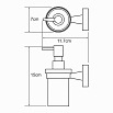 Дозатор жидкого мыла WasserKRAFT Isen K-4099