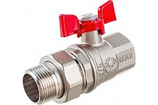 Шаровой кран Valfex PREMIUM для воды, с американкой, 3/4&quot; ВР/НР, бабочка VF.227.NB1.034.PREMIUM