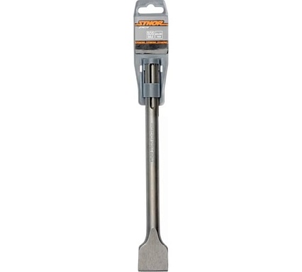 Зубило плоское, широкое, SDS-Max, 40x18x280мм Sthor 23605