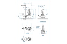 Погружной фекальный насос Dreno Pompe DNA 50-2/150 T 2001422