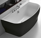 Акриловая ванна BelBagno BB74-NERO 165x78 черный