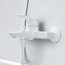 Смеситель для ванны Am.Pm X-Joy F85A10033 белый матовый