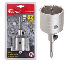 Коронка полая по бетону 82 мм, SDS+ Wortex WHC820000C2111