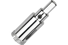 Коронка алмазная по керамограниту и керамике с центрирующим сверлом 22 мм Diamond Industrial DIDCSC022