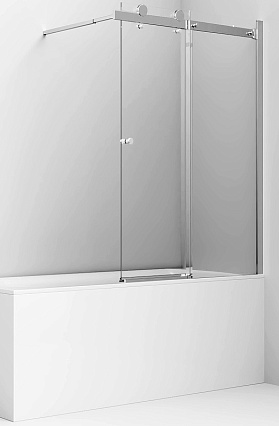 Шторка для ванны Ambassador Bath Screens 110x140 16041115 хром, прозрачный