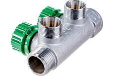 Регулируемый коллектор с 2 отводами FAR 3/4" М24х19 FK 3825 C34