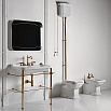 Консоль с раковиной Kerasan Waldorf 80 см бронза