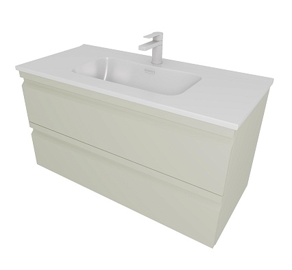 Тумба с раковиной Aquatek Вега 100 см AQ77100