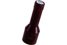 Коронка алмазная вакуумная по камню D14-10W-35L-M14 (14х35 мм; М14) Messer 06-35-014
