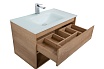 Мебель для ванной BelBagno Kraft 80 см 1 ящик, полка Rovere Nebrasca Nature