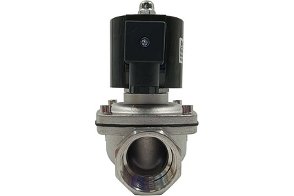 Соленоидный клапан прямого типа с мембраной принудительного подъёма ArTorq SK32N200GN.220AC 2/2 нормально закрыт, G 1”1/4, корпус нержавеющая сталь