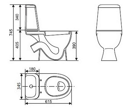 Унитаз Sanita Luxe Max MAXSLCC01040513 с микролифтом