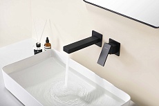 Смеситель для раковины Aquatek Либра AQ1613MB черный матовый