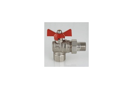 Шаровой угловой кран с полусгоном 1/2 вн.-нар Valtec BASE VT.228.N.04