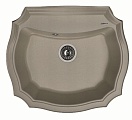 Кухонная мойка Florentina Эмилия 64 см серый шелк FS, 20.355.D0640.307