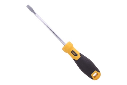 Шлицевая отвертка Deli SL6х150мм DL6361501 Cr-V, магнит, TPR+PP ручка 98355