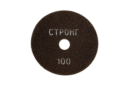 Черепашка АГШК алмазный гибкий диск для влажной шлифовки 100 мм, P 1000 Strong СТБ-30201000