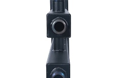 Коллектор дублер с гидроразделителем Rommer на 3+3+1 контура RDG-0018-024037 RG008U48TD2V5S