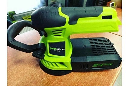 Аккумуляторная шлифовальная машина GreenWorks G24ROS без АКБ и ЗУ 3100107