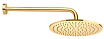 Душевой набор Paffoni Light KITLIG015HGKING душ 30 см, медовое золото