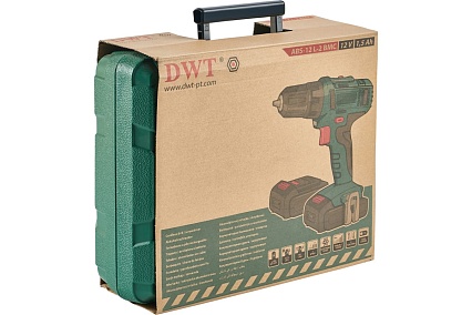 Аккумуляторная дрель-шуруповерт DWT ABS-12 L-2 BMC 5.2.1