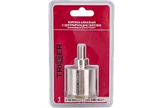 Коронка алмазная с центрирующим сверлом по керамике и керамограниту (45х70 мм) Триггер 78045 тов-202716