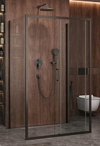 Душевой уголок Cezares MOLVENO-AH-12-150/90-C-GM-IV 150x90 прозрачный, оружейная сталь