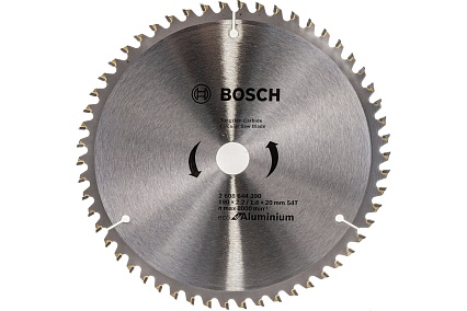 Пильный диск ECO AL (190x20/16 мм; 54T) Bosch 2608644390