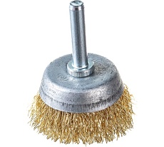 Щетка металлическая со шпилькой чашка 40 мм для дрели ON 20-02-040