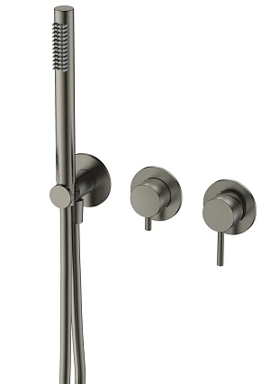 Смеситель для душа AQUAme Siena AQM8805GM оружейный металл Смеситель для душа AQUAme Siena AQM8805GM оружейный металл