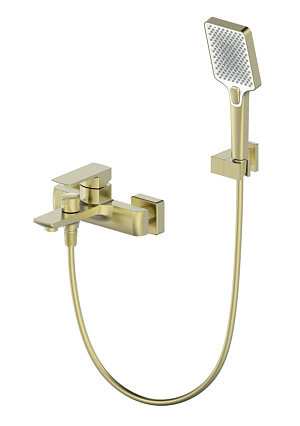 Смеситель для ванны Oliveeka D-Line OL-639003A-BG золото матовое