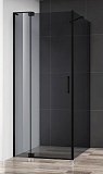 Душевой уголок Cezares Slider SLIDER-AH-1-80-90/100-BR-NERO 80x90/100 бронза, черный