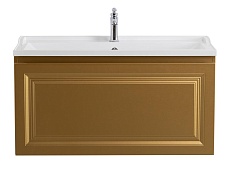 Тумба с раковиной Cezares Giubileo-N 100 см Брашированное золото