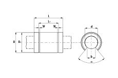 Линейный подшипник TECHNIX KBO2045PP LME20UUOPTEСHNIX