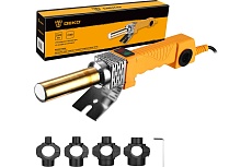 Аппарат для сварки полипропиленовых труб Deko в металлическом кейсе, 4 насадки (16-32 мм) PPWM2500W 063-4248