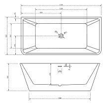 Акриловая ванна Abber AB9212 170x80