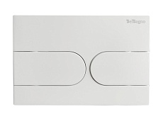Кнопка смыва BelBagno BB-11-BL белый глянец