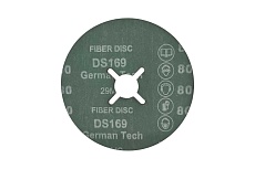 Фибровый круг Long Abrasive AF 561 оксид алюминия, 125x22,23мм, P80, 10 шт D11016-10
