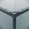 Душевой уголок Grossman Galaxy 300.K33.01.1010.42.00 100x100 прозрачный, графит сатин