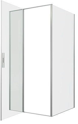 Душевой уголок Allen Brau Priority 100x100 3.31029.BA + 3.31047.BA, прозрачный, серебро браш