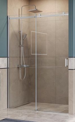 Душевая дверь BelBagno SOFT_CLOSE-2-BF-1-150-C-Cr 150x200 прозрачная, хром