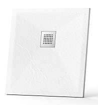 Поддон для душа RGW Stone Tray-W 80x80 камень, белый 14152088-01-11
