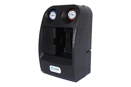 Насосная группа STOUT с 34 пластинами, с насосом, в теплоиз. Grundfos UPSO25-65 SDG-0038-342502 RG008U9S95RRLF