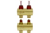Коллекторы Danfoss FHF-2F с расходомерами для 2 контура 088U0522
