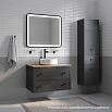 Мебель для ванной Iddis Torr 80 см со столешницей МДФ дуб верона, темно-серый