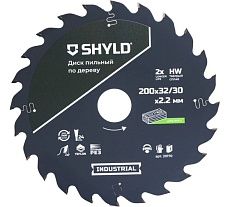 Пильный диск SHYLD по дереву твердосплавный 200x32/30 мм, 24 зуба 6692468