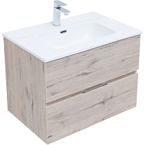 Мебель для ванной Aquanet Алвита New 70 см дуб веллингтон белый