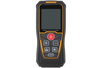 Лазерный дальномер FIT расчет площади/объема, LCD дисплей, диапазон 40 м 18681
