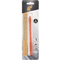 Сверло по бетону 4-грани, 8 мм, Победит наконечник, хвостовик шестигранник 1/4&quot;HEX - E TORGWIN T941688