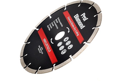 Диск алмазный отрезной по бетону и камню Prof Diamond 180x22.2xZ14/7x2.2мм TORGWIN S79734